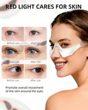 Masque AIPOERTWS yeux lumière rouge massage, idéale pour une pause bien-être