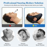 Air Blow bandeau menton douceur et confort, idéal pour les nuits prolongées.