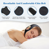 Air Blow bandeau menton respiration ameliorée, maintien discret pendant le sommeil.