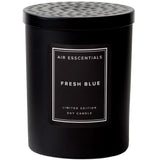 Air Esscentials Bougie en Cire de Soja Fraîche Bleue, ambiance apaisante et durable.