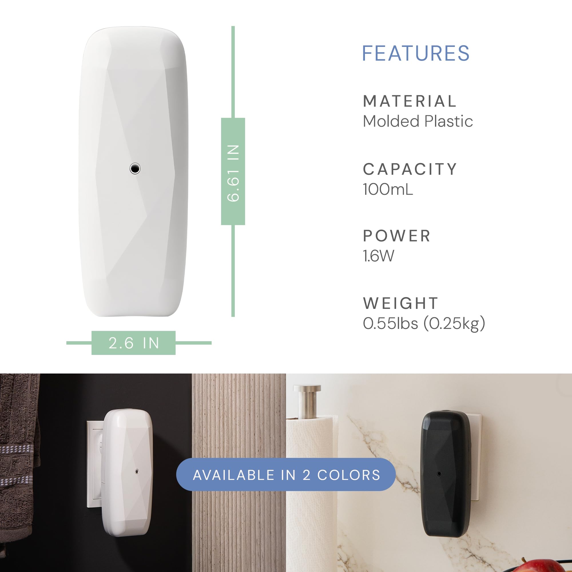 Air Esscentials Diamond couvre jusqu’à 500 ft², idéal pour maison ou bureau.