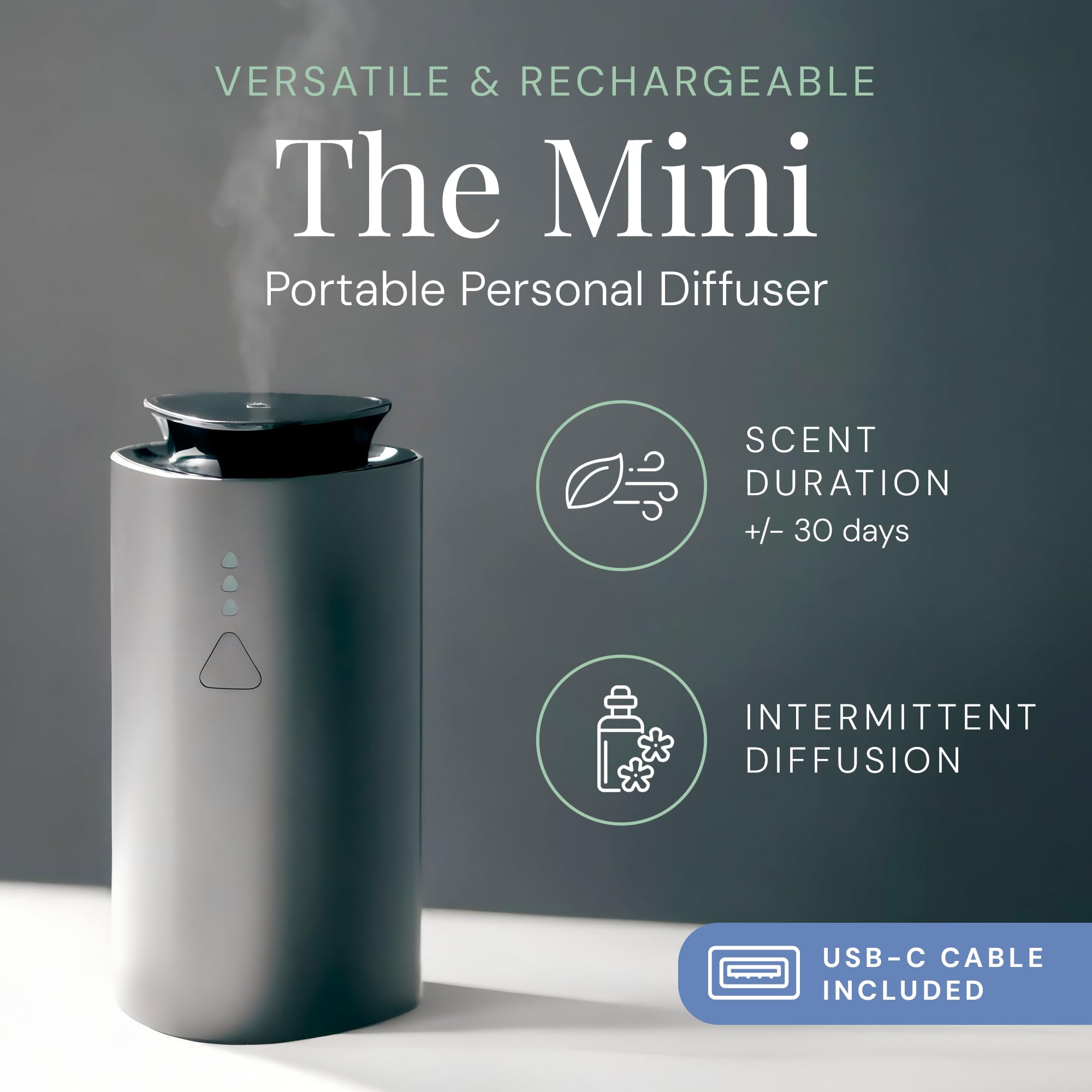 Air Esscentials Mini, réglages 3: ajustez l'intensité selon l'humeur