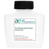 Air Esscentials Santal Gold, bouteille 100 ml prête à diffuser durablement.