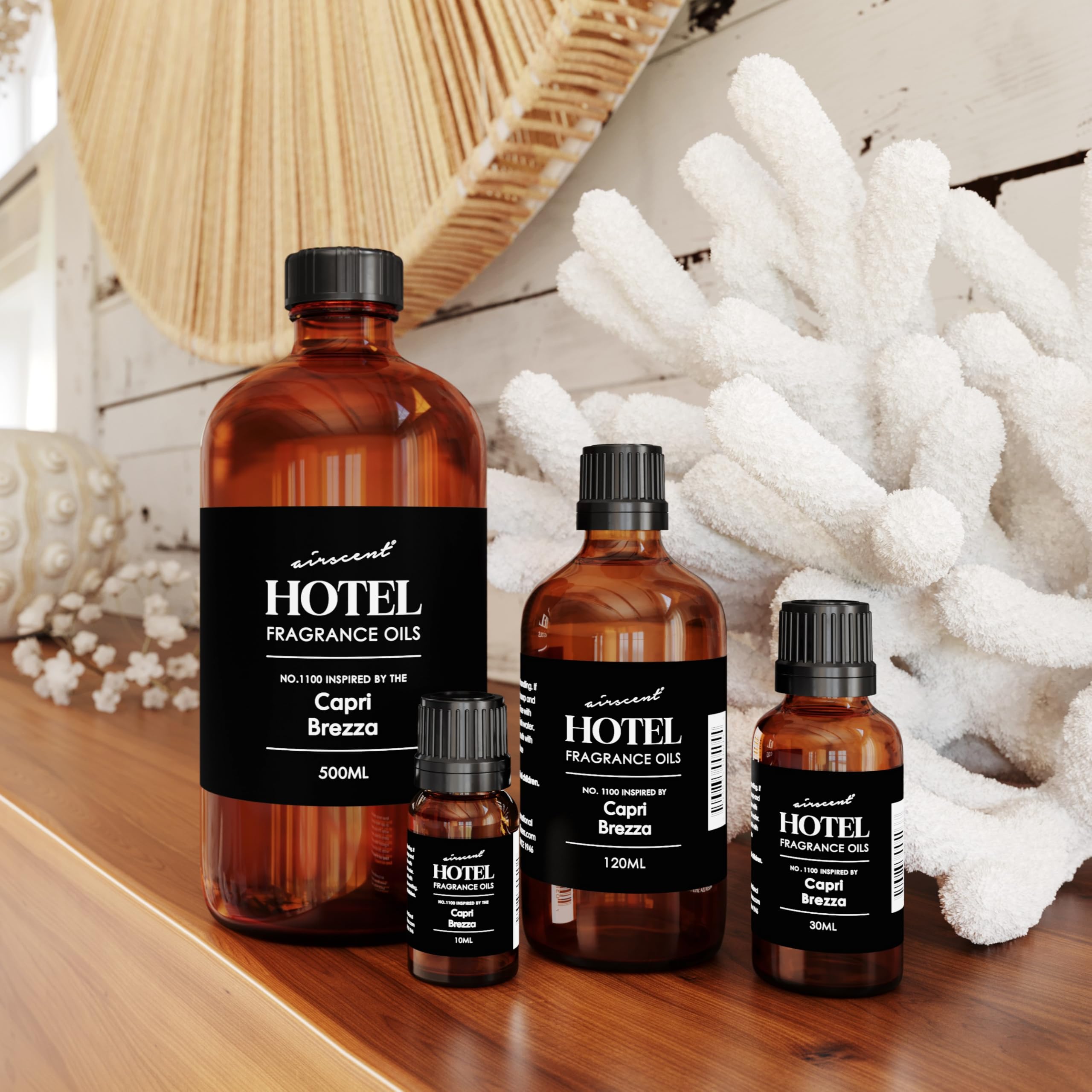 Air-Scent Capri Brezza : diffuseur à tiges pour une ambiance durable.
