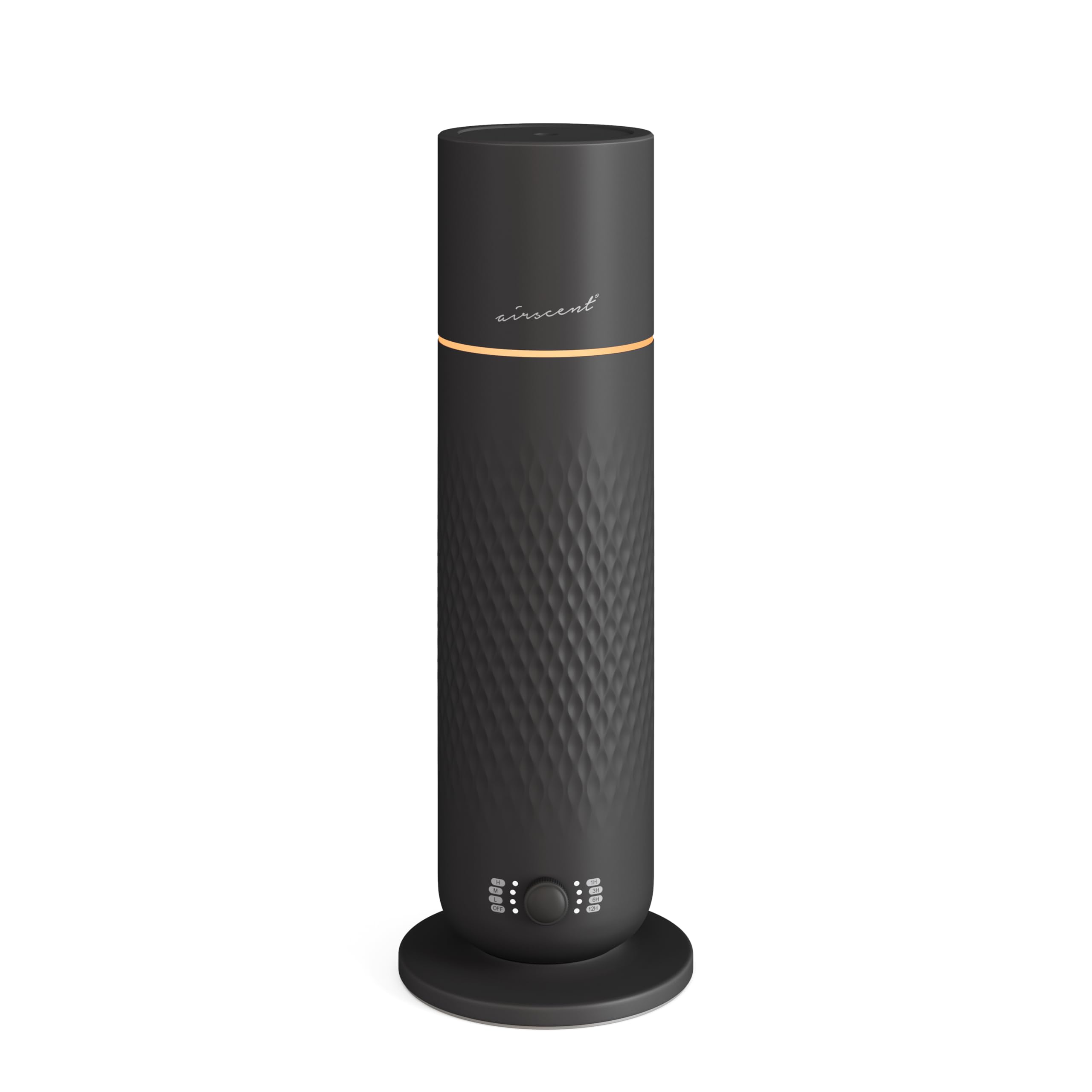 Air-Scent diffuseur sans eau noir pour pièce calme et parfumée.