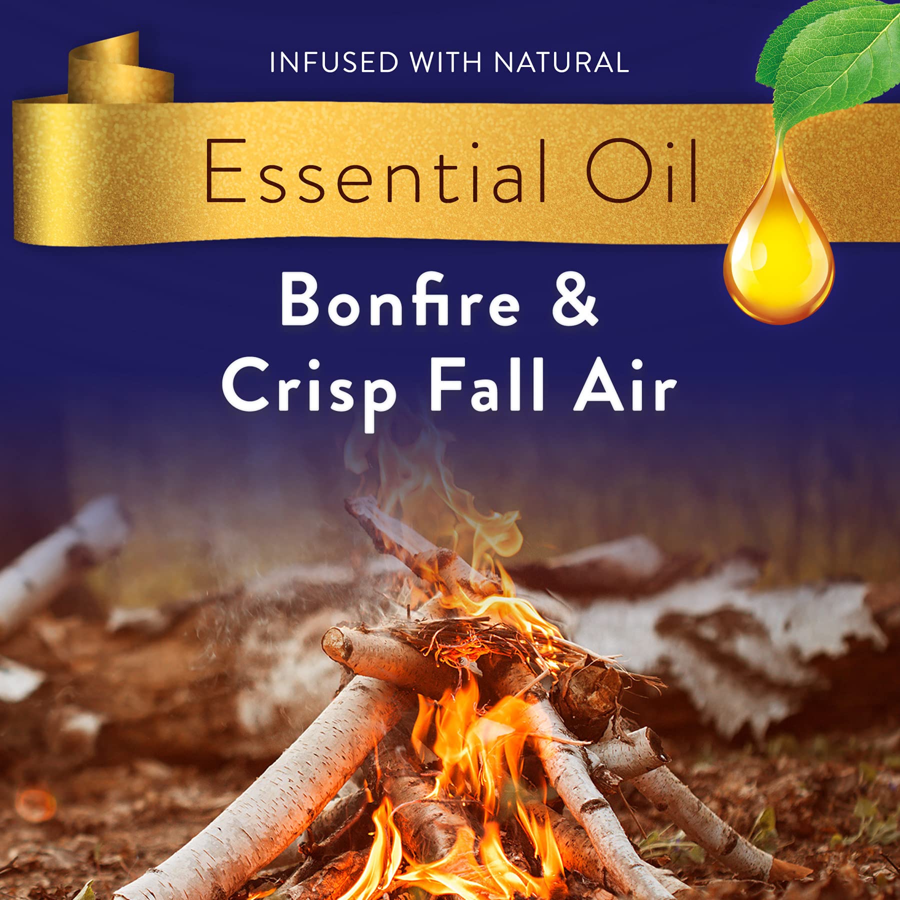 Air Wick Essential Mist recharge Bonfire & Crisp Fall, diffuseur prêt