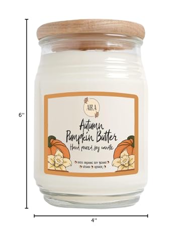 Bougie Aira Sans Paraffine: cire de soja naturelle et propre.