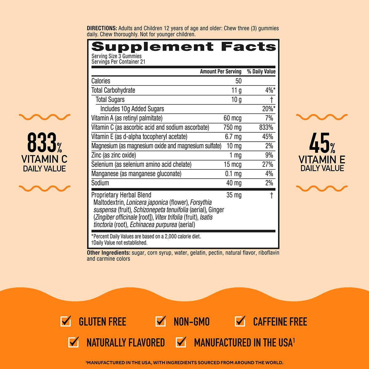 Airborne sans gluten – gommes adaptées pour un régime sans gluten.