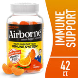 Airborne Gommes trois par jour, dosage recommandé et simple.