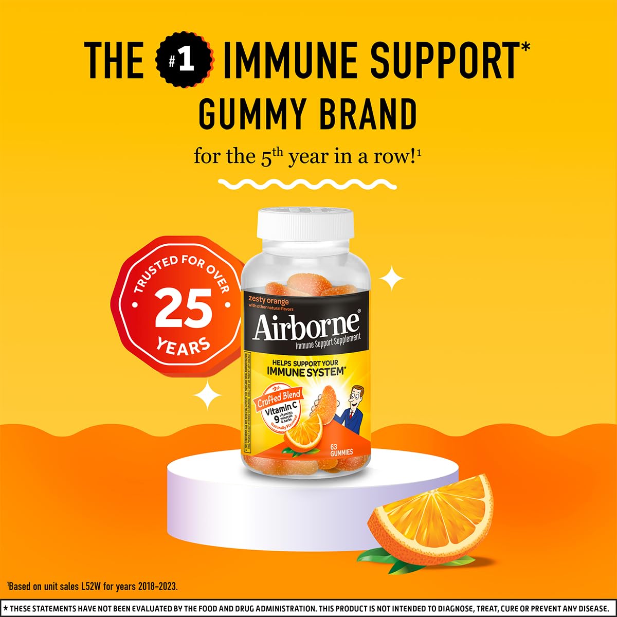 Airborne vitamine C et E — formulation antioxydante pour le quotidien.