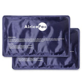 AiricePac 2 packs glace avec housse peluche — soulagement doux et propreté après congélation