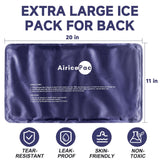 AiricePac gel-pack extra-large jambe: pratique après activité sportive