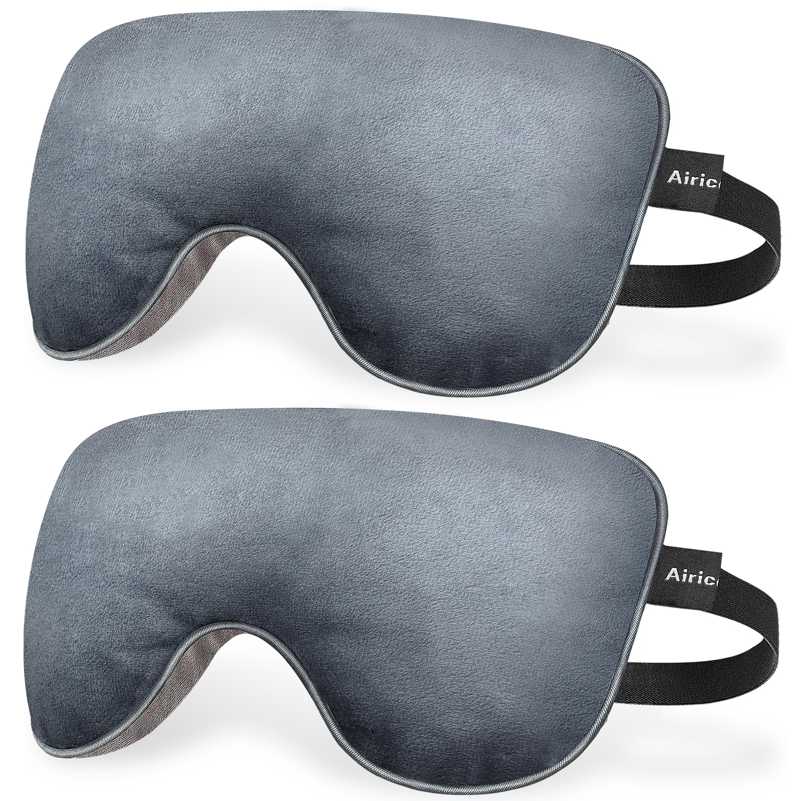 AiricePac masque yeux humide lavande graines de lin, chaleur apaisante pour yeux secs.