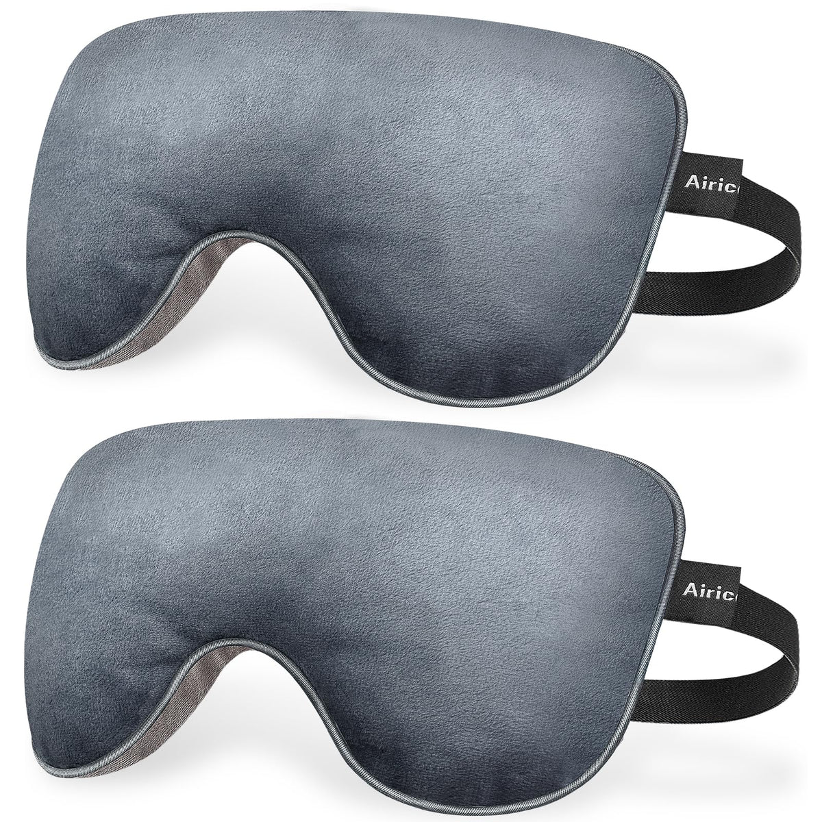 AiricePac masque yeux humide lavande graines de lin, chaleur apaisante pour yeux secs.