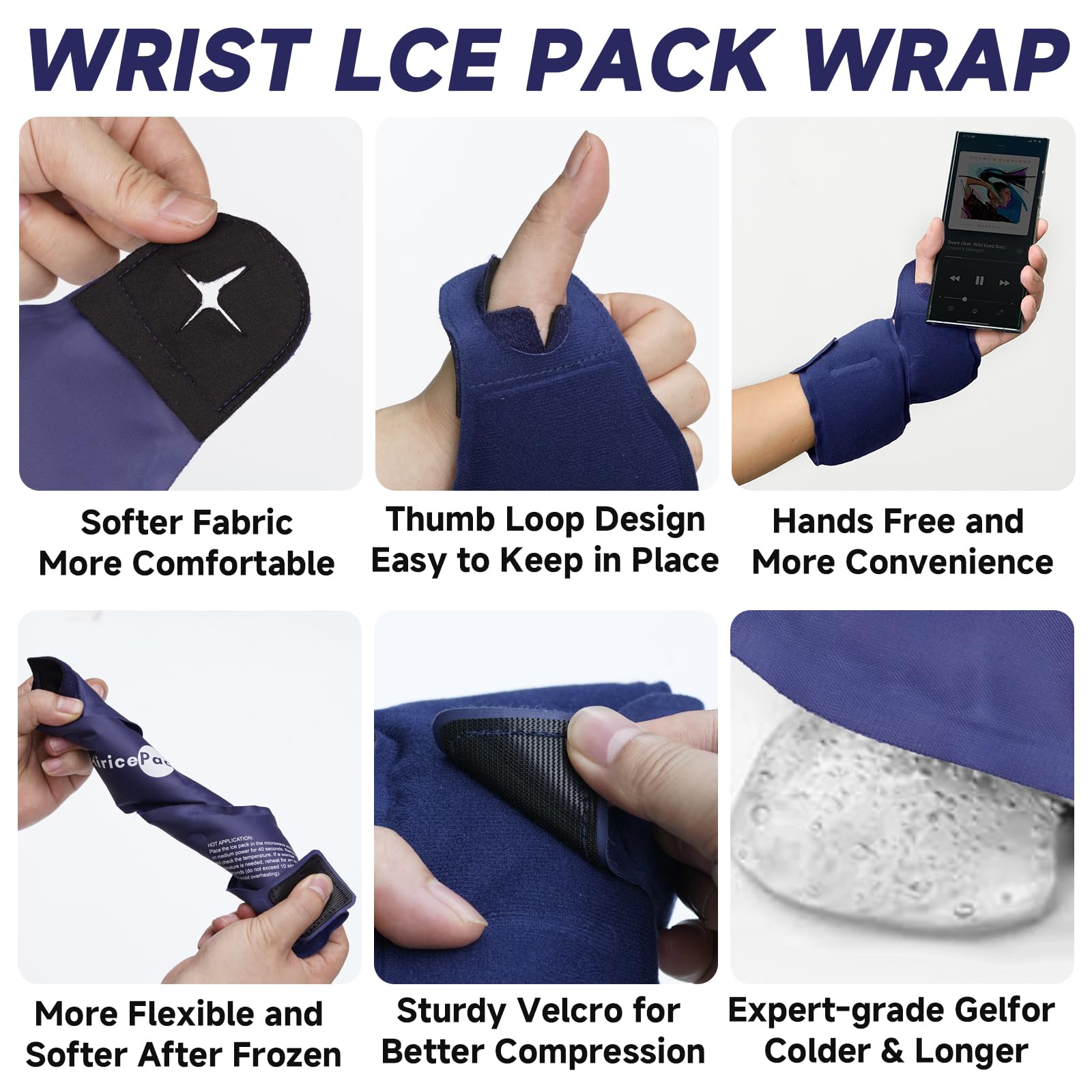 AiricePac ouverture-pouce-confort : confort optimal sans gêner le pouce.