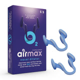 Air Max dilateurs nasaux emballage montrant le set et le packaging facilitant la respiration nocturne