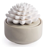 Airomé diffuseur porcelaine passive, idéal pour petits espaces sans électricité.
