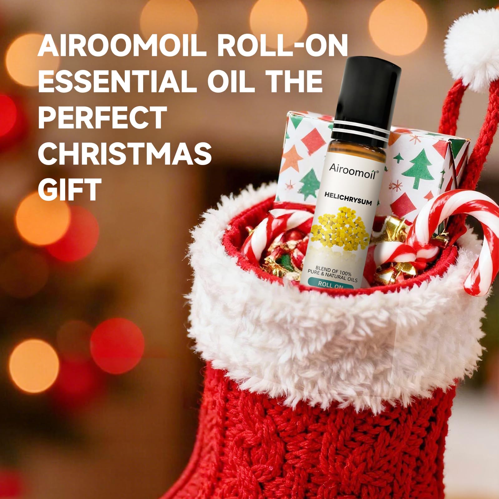 Airoomoil Roll-On Hélichrysum Lavande: prêt à l’emploi, sans dilution ni outil