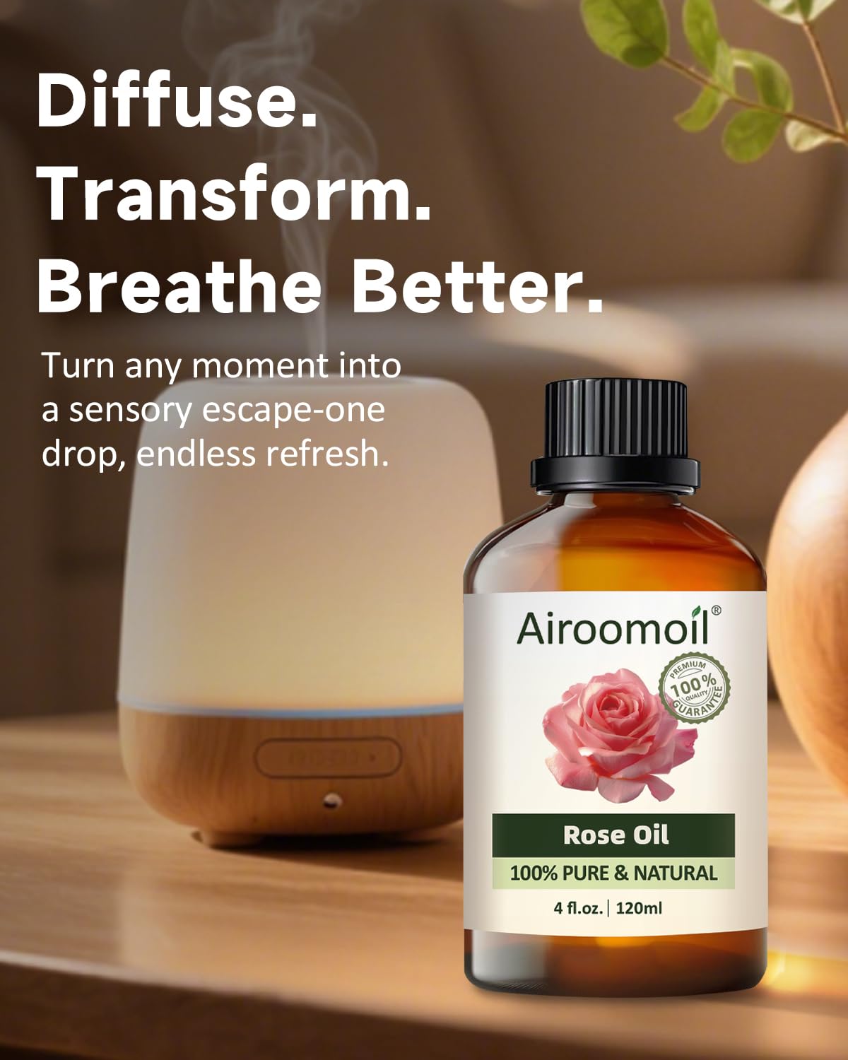 Airoomoil Rose: bain aromatique pour une expérience florale