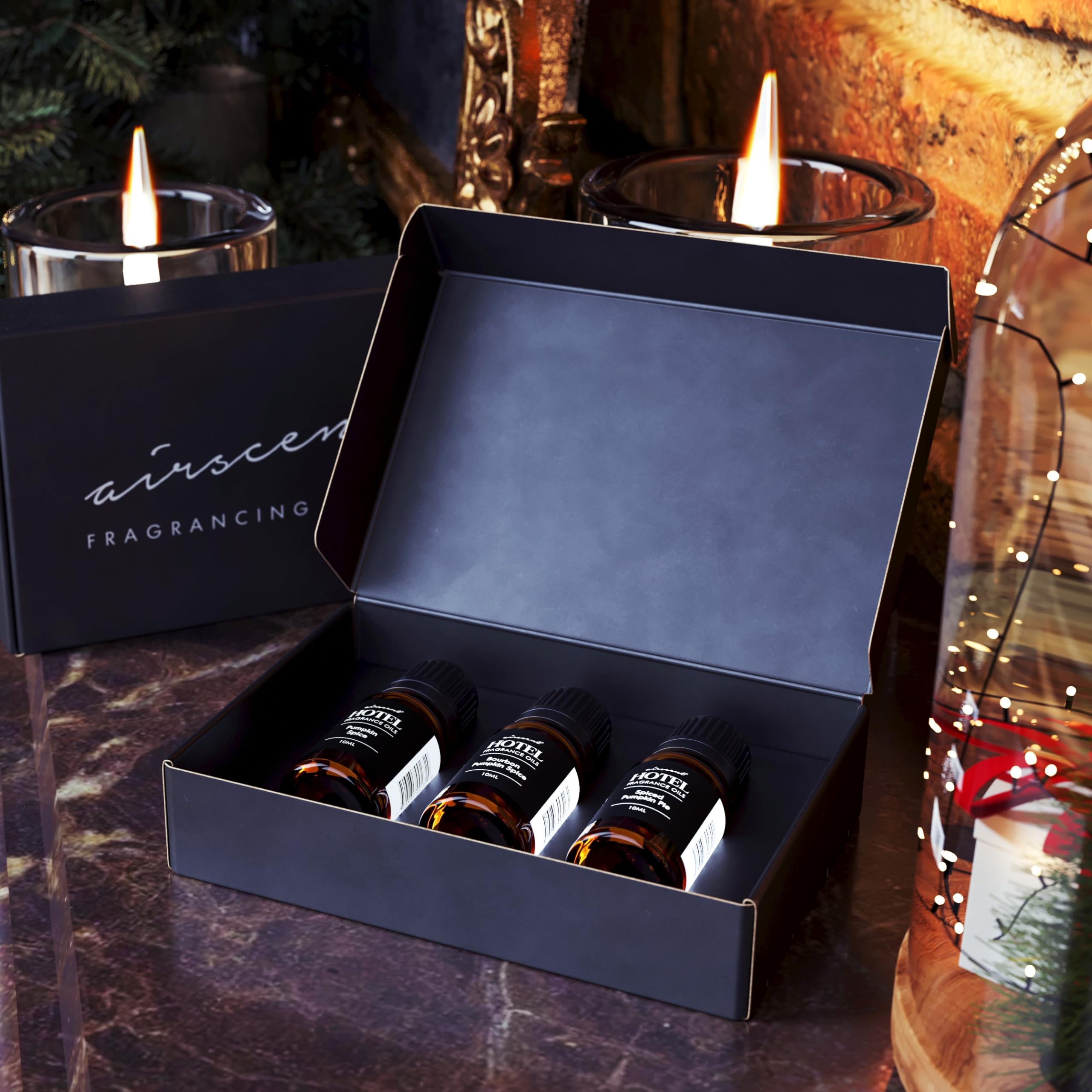 Air-Scent huile Bourbon et épices citrouille déployant une fragrance chaleureuse