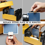 Utilisation en bureaux et hôtels avec plaque Airthereal céramique d’ozone.