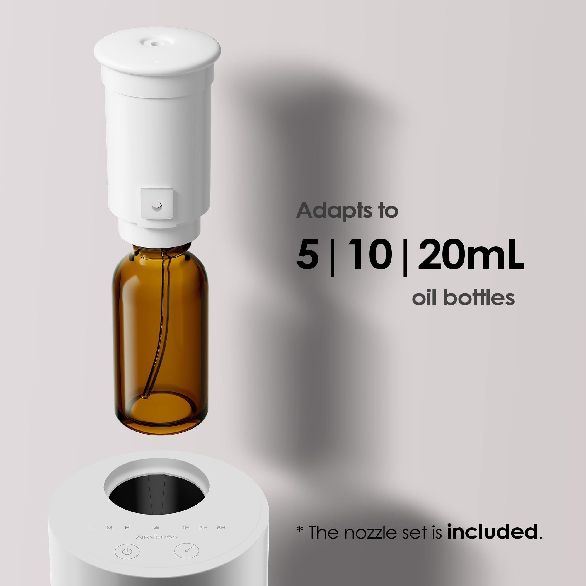 Airversa AN6, diffuseur sans eau, économie de ressources et réutilisation facile.