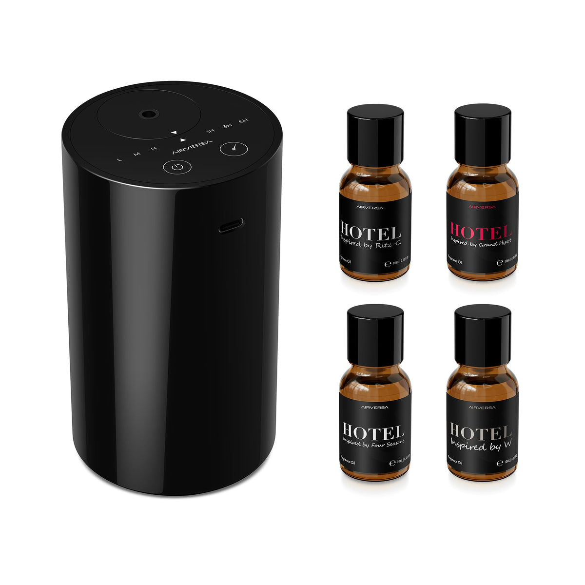 Airversa AN8 Kit – diffuseur sans eau compact en utilisation domestique pour salon