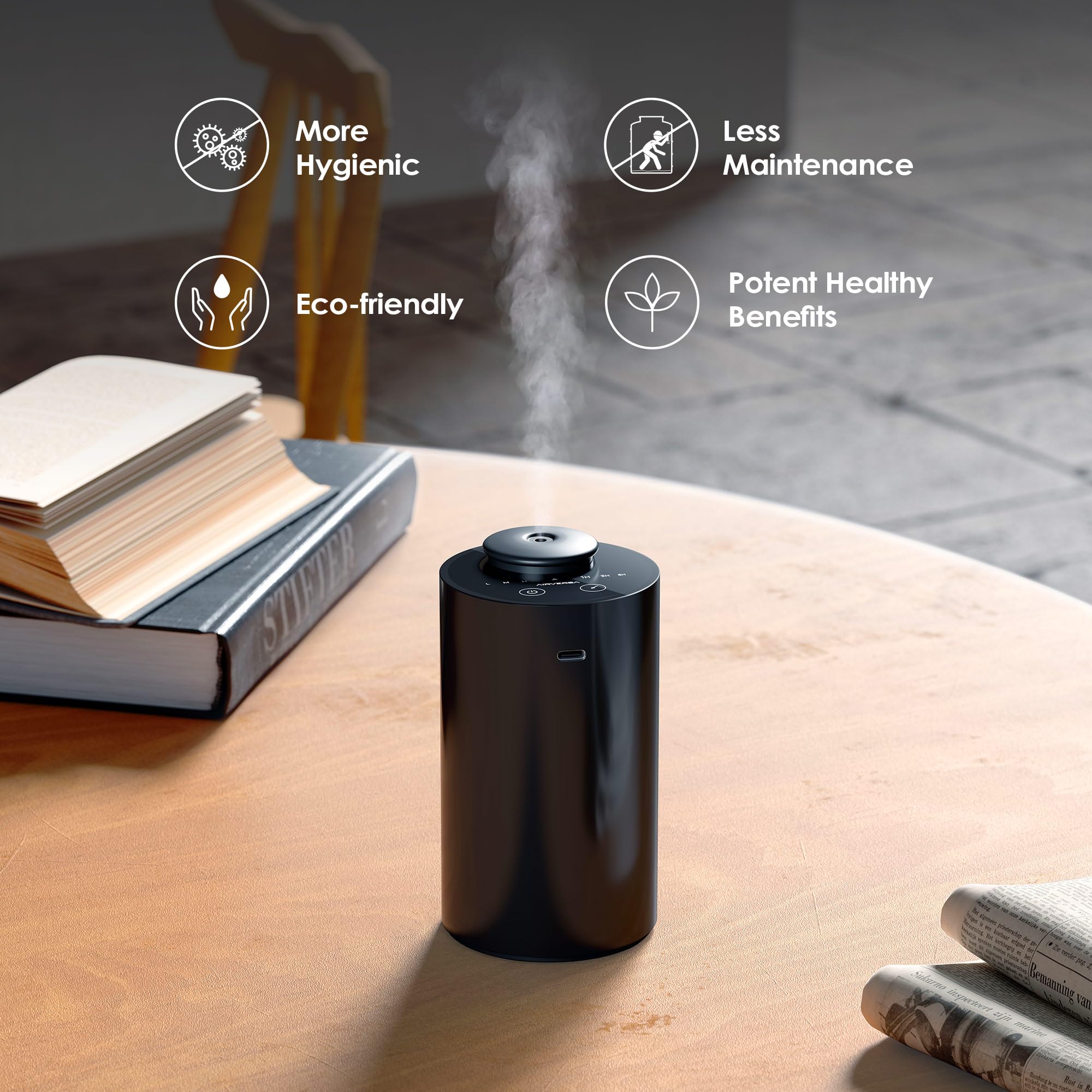 Airversa diffuseur compatible bouteille huile 20 ml : remplissage rapide et pratique.