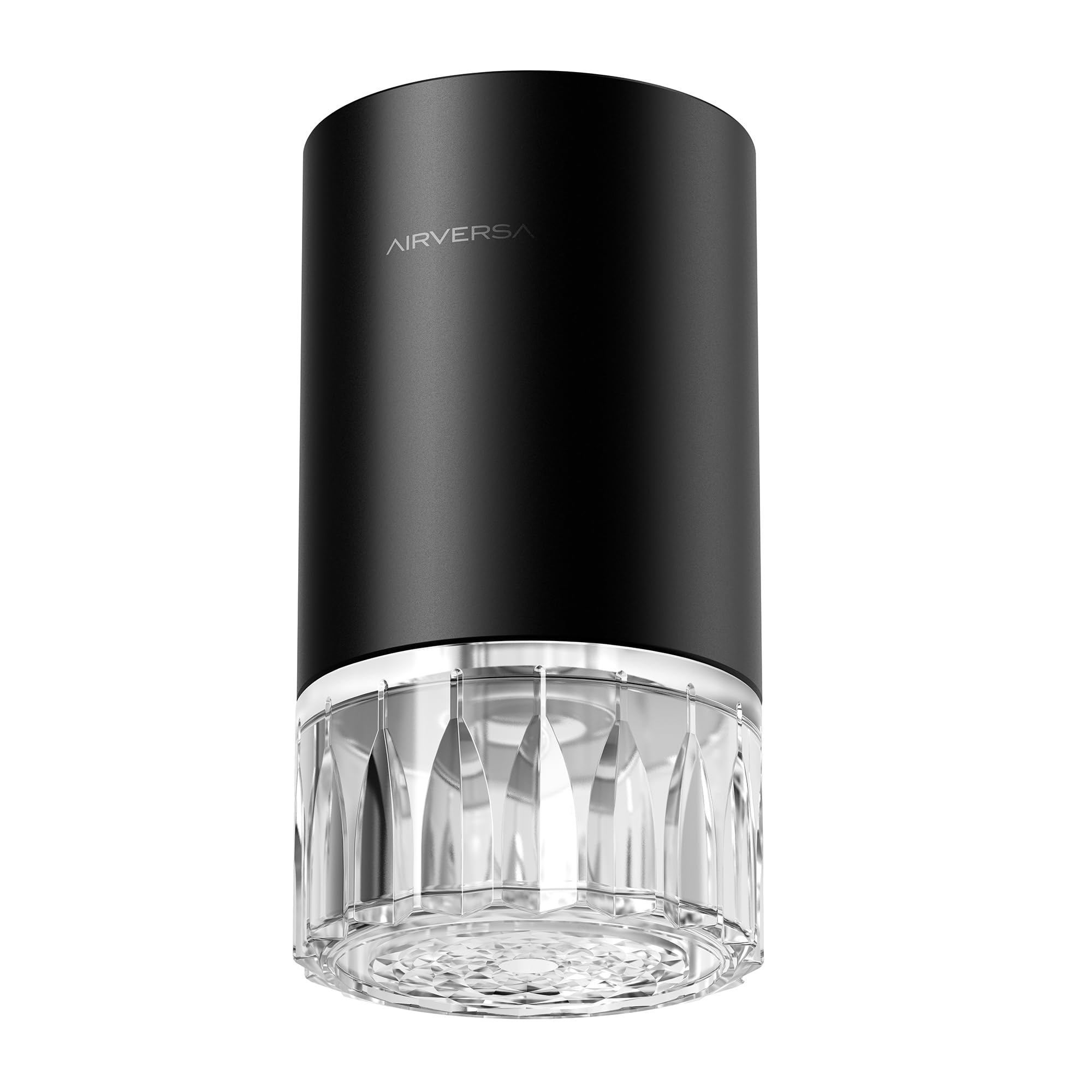 Airversa diffuseur huiles sans eau noir, diffusion calme et durable dans le salon.