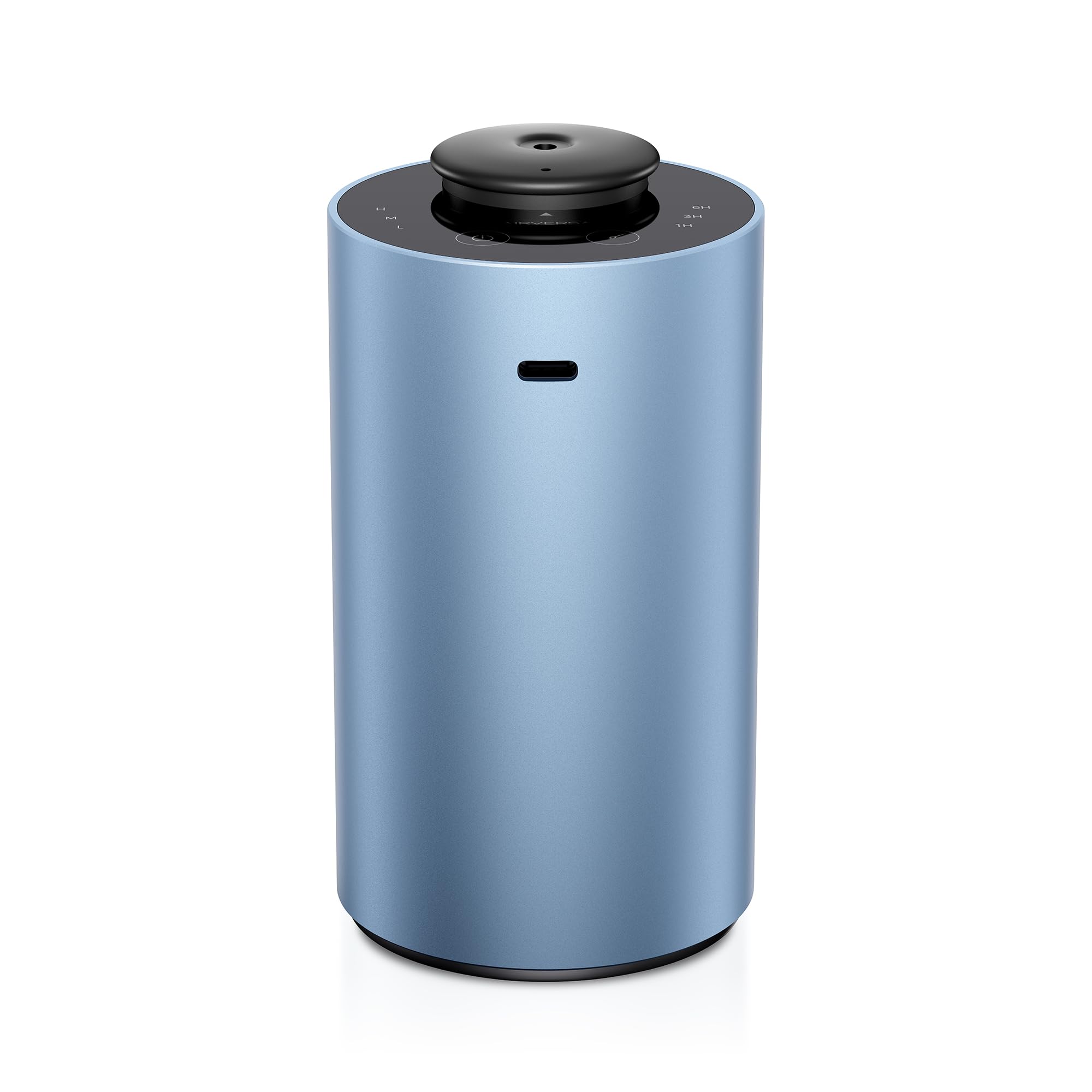 Airversa diffuseur sans eau bleu glace, diffusion douce pour espace moderne.