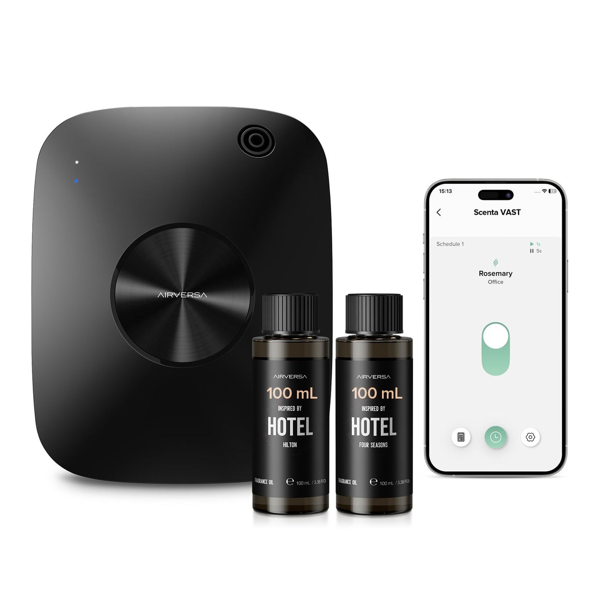 Airversa diffuseur sans eau, capacité 400 ml, vue d’ensemble