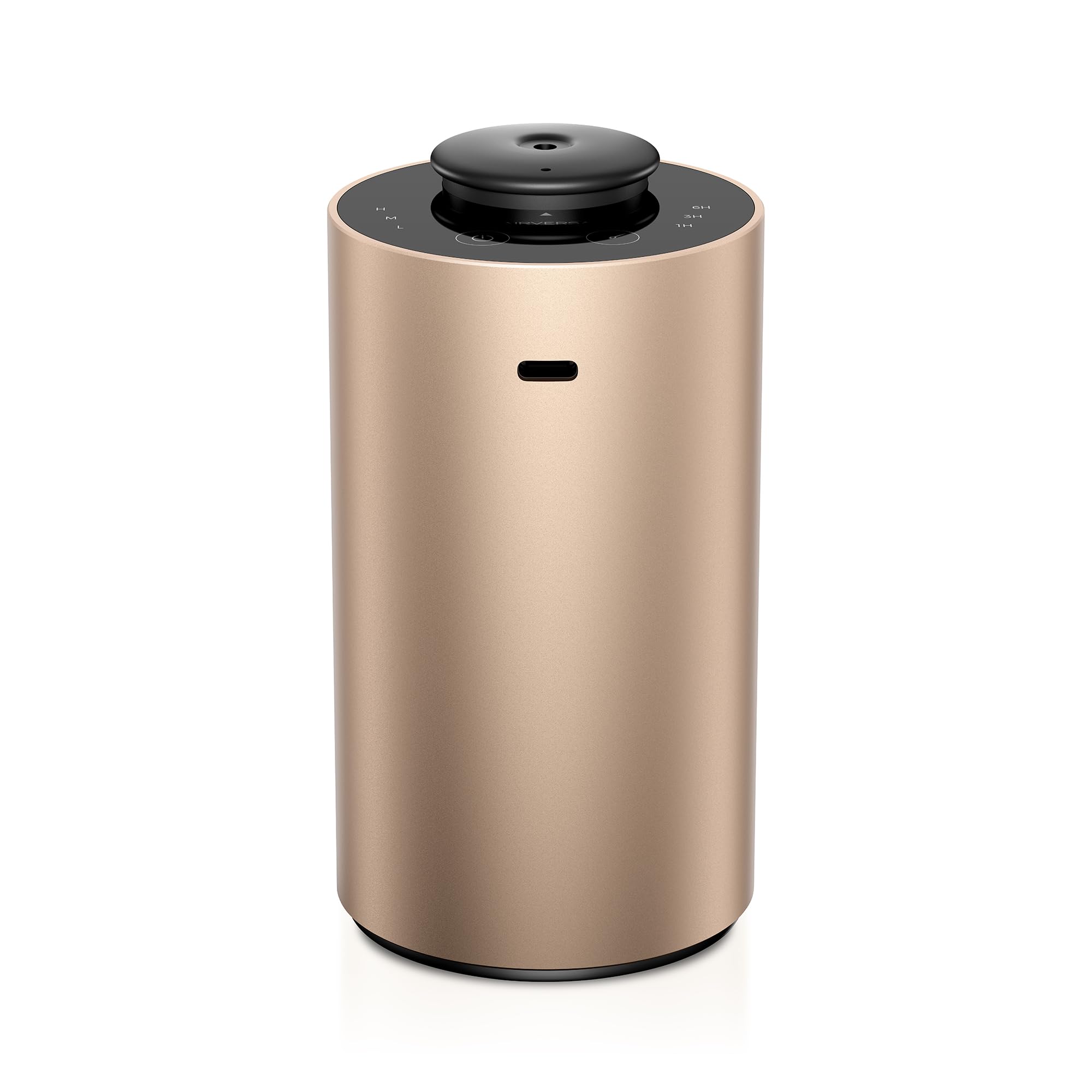 Airversa diffuseur sans eau en titane désert, diffusion pure sans condensation.