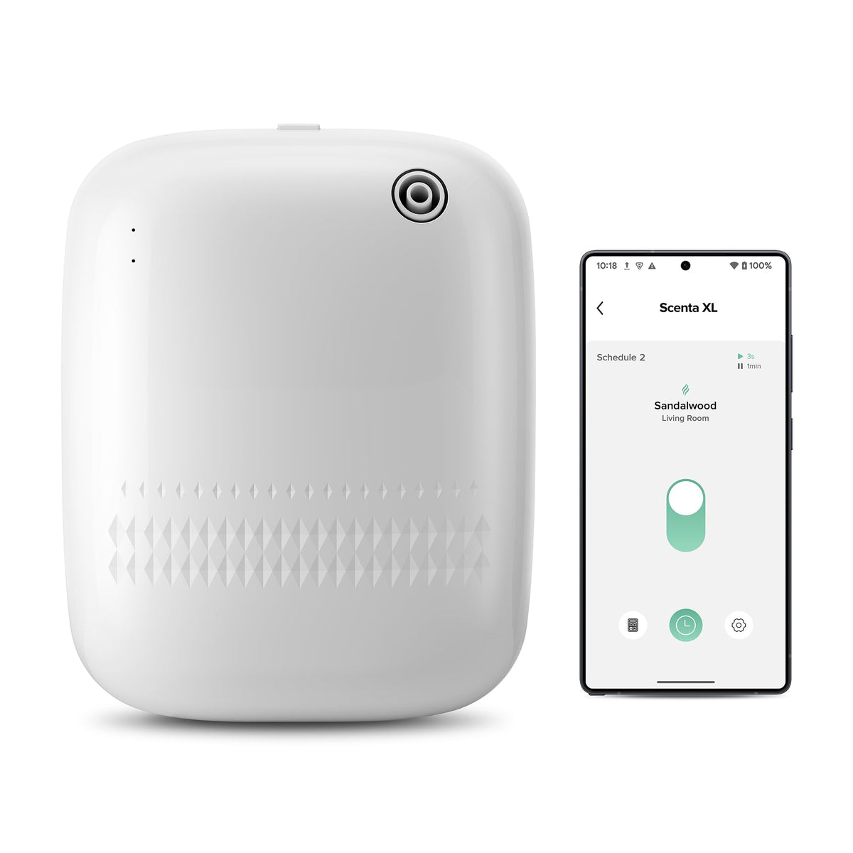 Airversa diffuseur sans eau pour grandes pièces couvre jusqu'à 180 m².