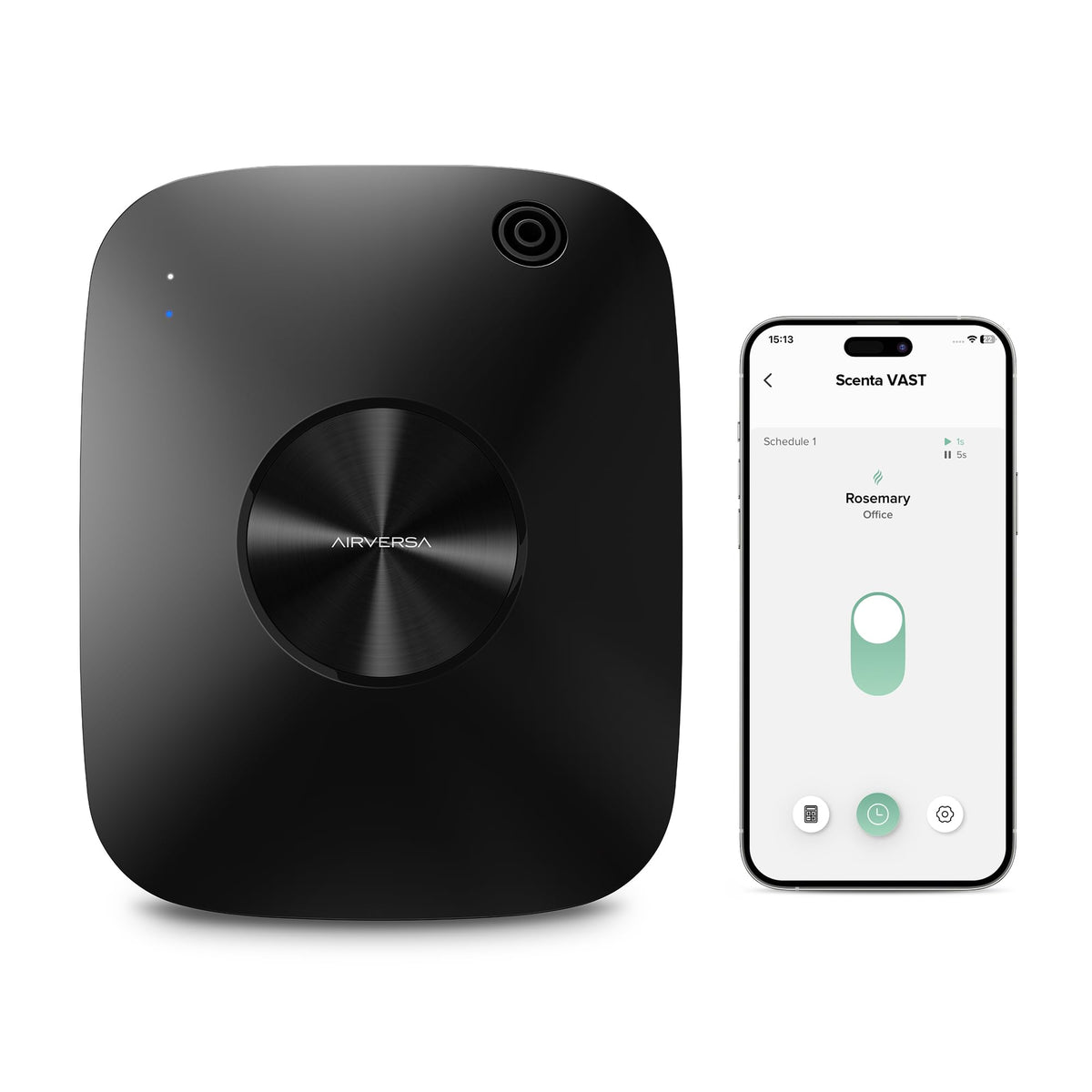 Airversa diffuseur sans eau pour grands espaces offre une diffusion homogène dans maisons et bureaux.