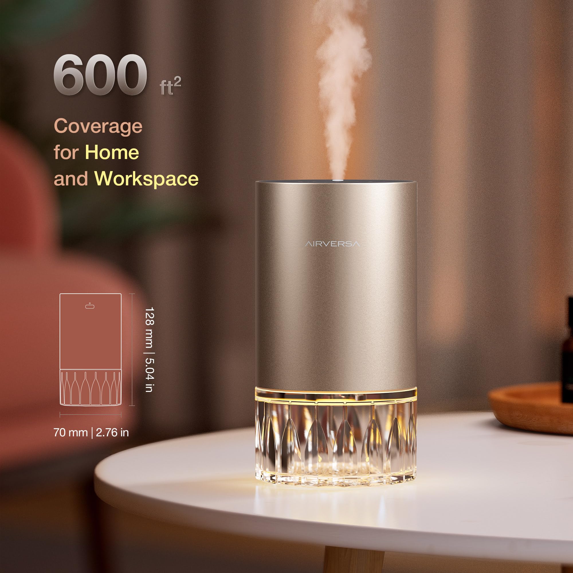 Airversa kit huiles parfumées 30 ml pour une atmosphère chic et moderne.