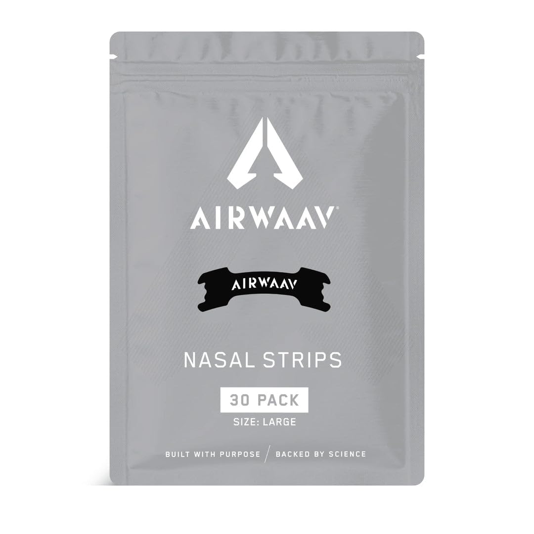 AirWAAV Nasal Strips – ouverture nasale pour respiration facilitée pendant l'entraînement.