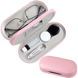 AITIME étui lentilles marbré double-face, pratique en voyage