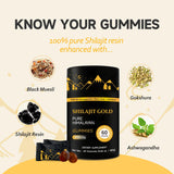 AUIXOPI Shilajit Gummies - packaging clair, routine bien-être