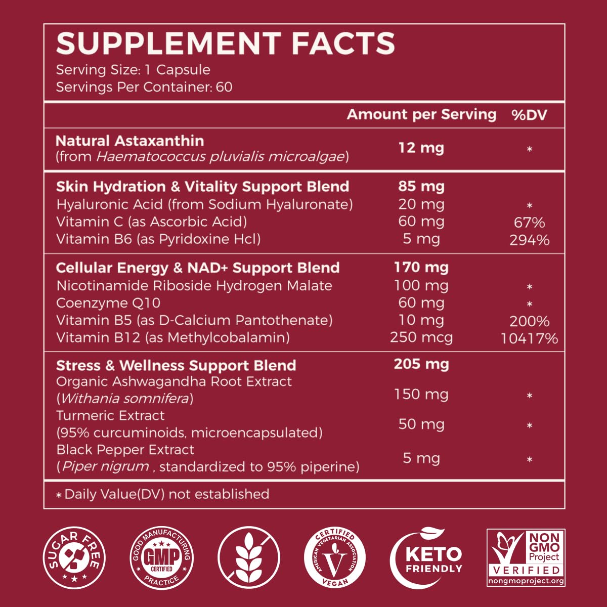 AiVital Astaxanthin: image du complexe 11-en-1 pour la vitalité cellulaire