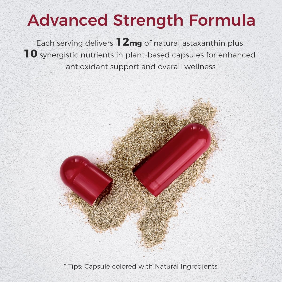 AiVital Astaxanthin: présence d'Ashwagandha et curcuma pour le bien-être