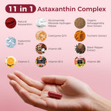 AiVital Astaxanthin: extrait Haematococcus pluvialis pour une forte capacité antioxydante