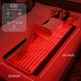 AIWOXING LED 600 rouges 660nm et 850nm pour une lumière bienveillante.