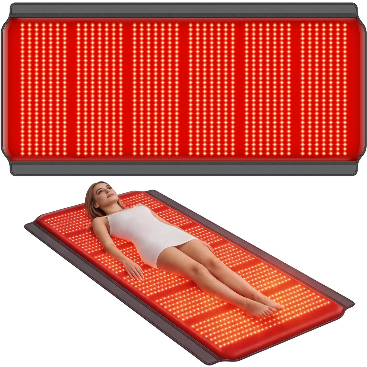 AIWOXING matelas lumière rouge pour le corps entier, couverture uniforme.