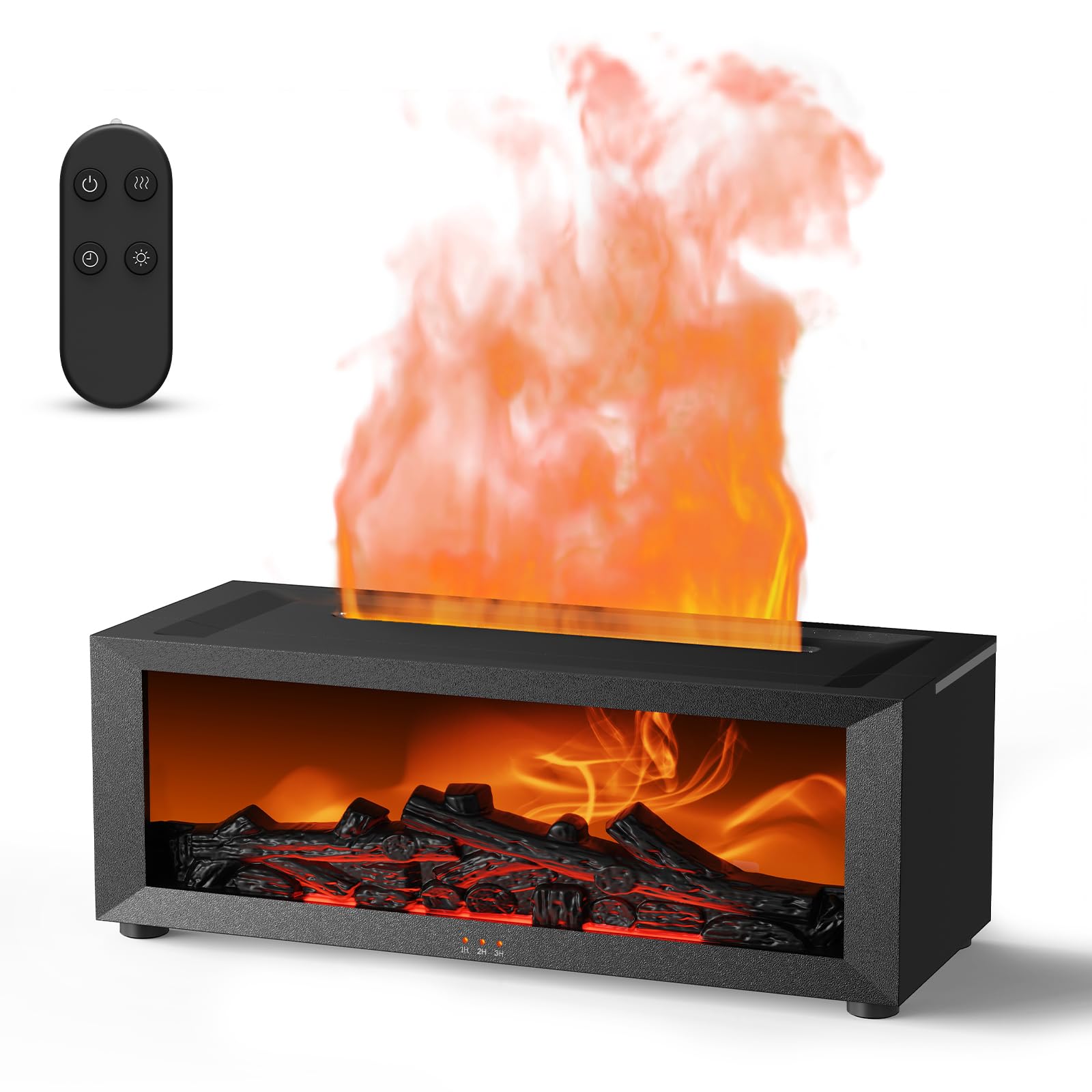 Aixiqee diffuseur avec flamme réaliste, ambiance chaleureuse et décorative.