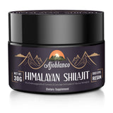 Ajoblanco Résine Shilajit 600 mg – bouteille lumineuse pour énergie durable