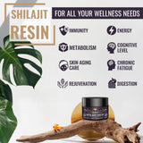 Ajoblanco Résine Shilajit 600 mg – emballage écologique garantissant pureté et praticité