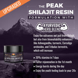 Ajoblanco Shilajit, texture naturelle; dissolution facile dans boisson chaude.