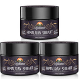 Ajoblanco Shilajit Resin en bouteille Pack 3 pour énergie et équilibre.