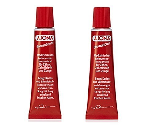 Dentifrice Ajona Stomatikum en tube compact favorisant une routine bucco-dentaire quotidienne