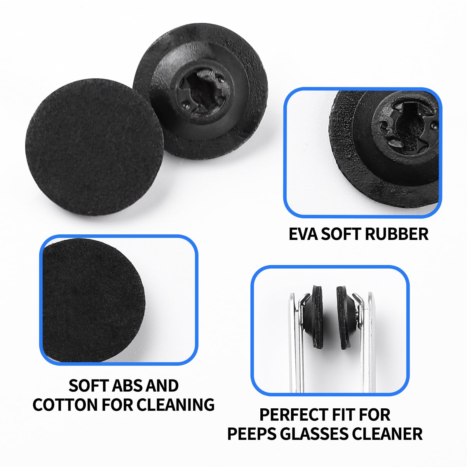 Pad de nettoyage Ajrwiiy pour lunettes et verres